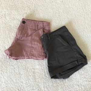 BOTH FOR $10 PINK/GREY SHORTS